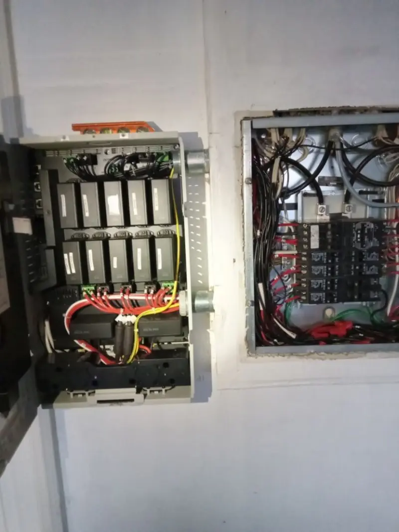 Electrical panel upgrade completed for Indoor Lighting Installation in Telford